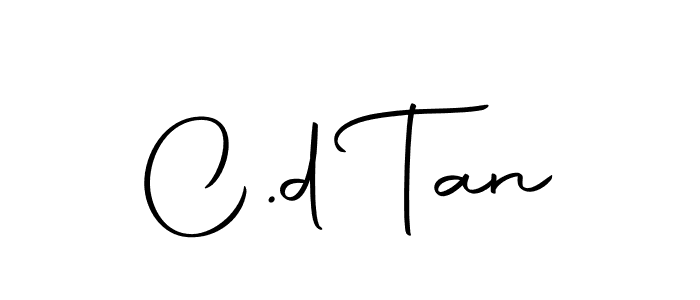 Use a signature maker to create a handwritten signature online. With this signature software, you can design (Autography-DOLnW) your own signature for name C.d Tan. C.d Tan signature style 10 images and pictures png