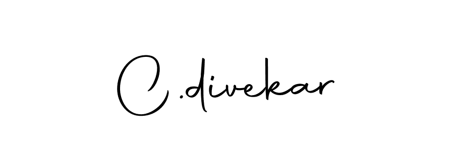 C.divekar stylish signature style. Best Handwritten Sign (Autography-DOLnW) for my name. Handwritten Signature Collection Ideas for my name C.divekar. C.divekar signature style 10 images and pictures png