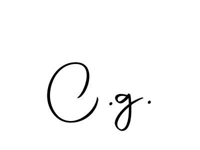 Make a beautiful signature design for name C.g.. With this signature (Autography-DOLnW) style, you can create a handwritten signature for free. C.g. signature style 10 images and pictures png