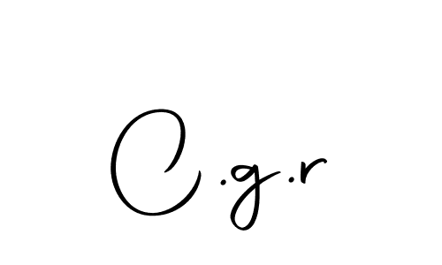 Create a beautiful signature design for name C.g.r. With this signature (Autography-DOLnW) fonts, you can make a handwritten signature for free. C.g.r signature style 10 images and pictures png