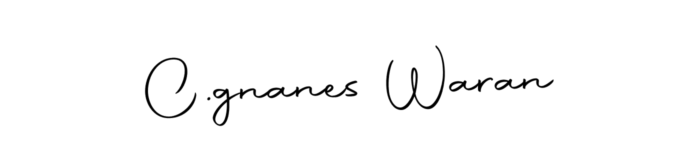 Make a beautiful signature design for name C.gnanes Waran. With this signature (Autography-DOLnW) style, you can create a handwritten signature for free. C.gnanes Waran signature style 10 images and pictures png