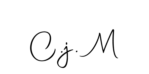 Design your own signature with our free online signature maker. With this signature software, you can create a handwritten (Autography-DOLnW) signature for name C.j. M. C.j. M signature style 10 images and pictures png