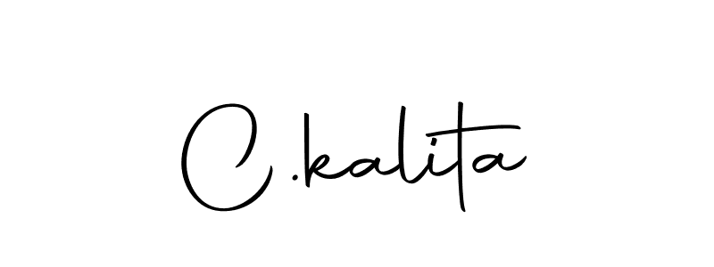 Also we have C.kalita name is the best signature style. Create professional handwritten signature collection using Autography-DOLnW autograph style. C.kalita signature style 10 images and pictures png