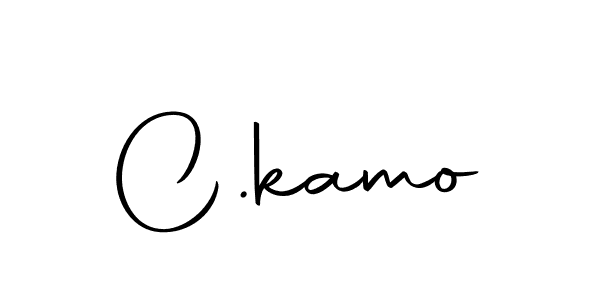 Design your own signature with our free online signature maker. With this signature software, you can create a handwritten (Autography-DOLnW) signature for name C.kamo. C.kamo signature style 10 images and pictures png