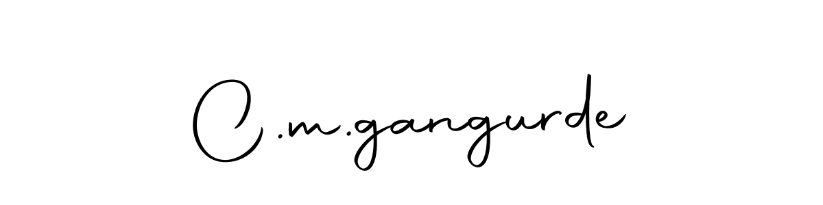 if you are searching for the best signature style for your name C.m.gangurde. so please give up your signature search. here we have designed multiple signature styles  using Autography-DOLnW. C.m.gangurde signature style 10 images and pictures png