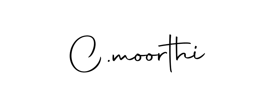 Create a beautiful signature design for name C.moorthi. With this signature (Autography-DOLnW) fonts, you can make a handwritten signature for free. C.moorthi signature style 10 images and pictures png