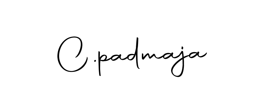 Design your own signature with our free online signature maker. With this signature software, you can create a handwritten (Autography-DOLnW) signature for name C.padmaja. C.padmaja signature style 10 images and pictures png