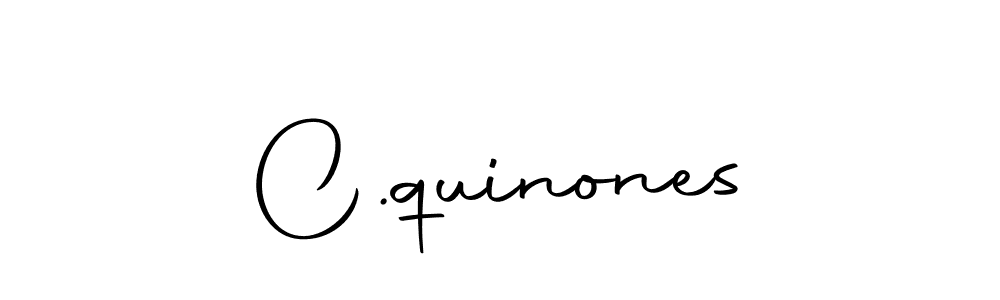 Create a beautiful signature design for name C.quinones. With this signature (Autography-DOLnW) fonts, you can make a handwritten signature for free. C.quinones signature style 10 images and pictures png