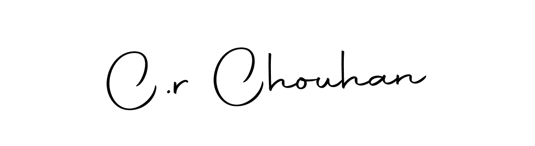 Design your own signature with our free online signature maker. With this signature software, you can create a handwritten (Autography-DOLnW) signature for name C.r Chouhan. C.r Chouhan signature style 10 images and pictures png