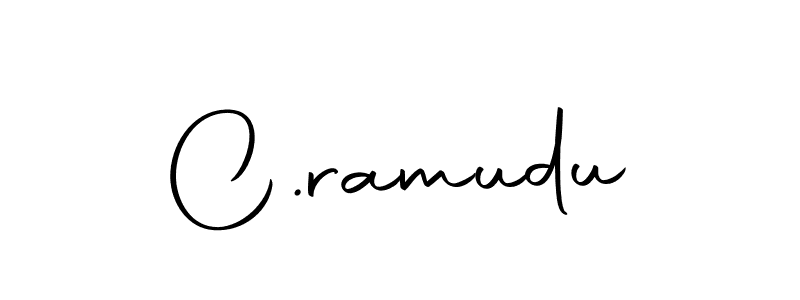 The best way (Autography-DOLnW) to make a short signature is to pick only two or three words in your name. The name C.ramudu include a total of six letters. For converting this name. C.ramudu signature style 10 images and pictures png