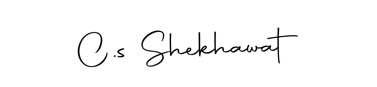 The best way (Autography-DOLnW) to make a short signature is to pick only two or three words in your name. The name C.s Shekhawat include a total of six letters. For converting this name. C.s Shekhawat signature style 10 images and pictures png