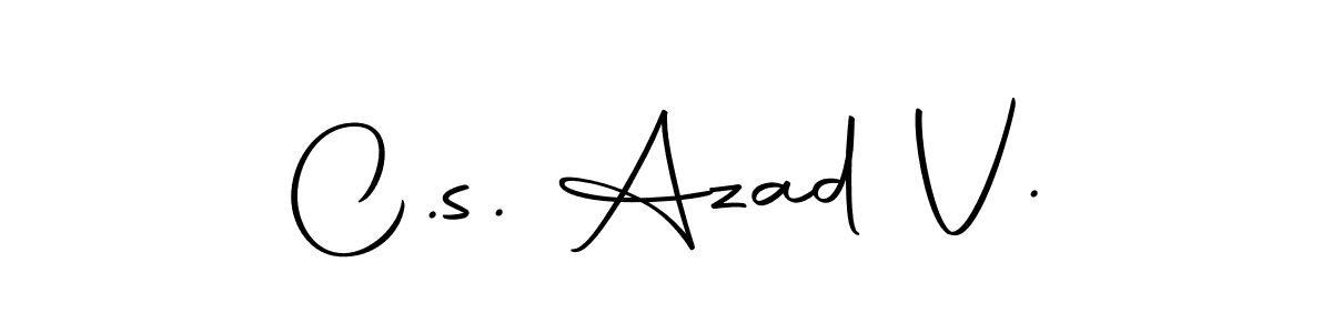 Once you've used our free online signature maker to create your best signature Autography-DOLnW style, it's time to enjoy all of the benefits that C.s. Azad V. name signing documents. C.s. Azad V. signature style 10 images and pictures png