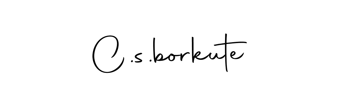 How to make C.s.borkute signature? Autography-DOLnW is a professional autograph style. Create handwritten signature for C.s.borkute name. C.s.borkute signature style 10 images and pictures png