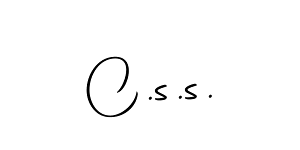 You should practise on your own different ways (Autography-DOLnW) to write your name (C.s.s.) in signature. don't let someone else do it for you. C.s.s. signature style 10 images and pictures png