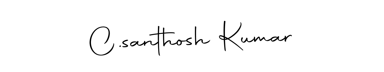 Make a short C.santhosh Kumar signature style. Manage your documents anywhere anytime using Autography-DOLnW. Create and add eSignatures, submit forms, share and send files easily. C.santhosh Kumar signature style 10 images and pictures png