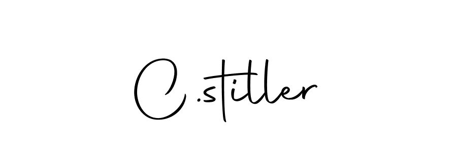 You should practise on your own different ways (Autography-DOLnW) to write your name (C.stiller) in signature. don't let someone else do it for you. C.stiller signature style 10 images and pictures png