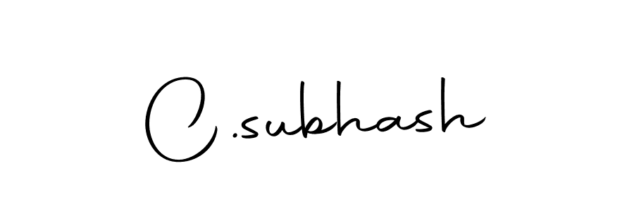 Make a beautiful signature design for name C.subhash. Use this online signature maker to create a handwritten signature for free. C.subhash signature style 10 images and pictures png