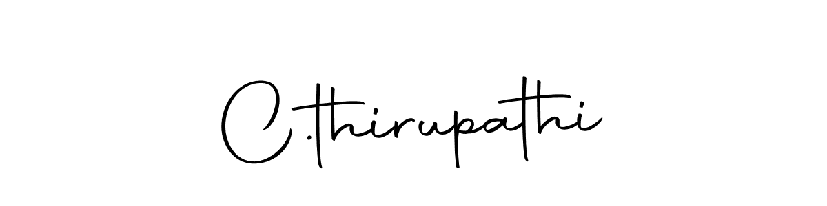 Use a signature maker to create a handwritten signature online. With this signature software, you can design (Autography-DOLnW) your own signature for name C.thirupathi. C.thirupathi signature style 10 images and pictures png