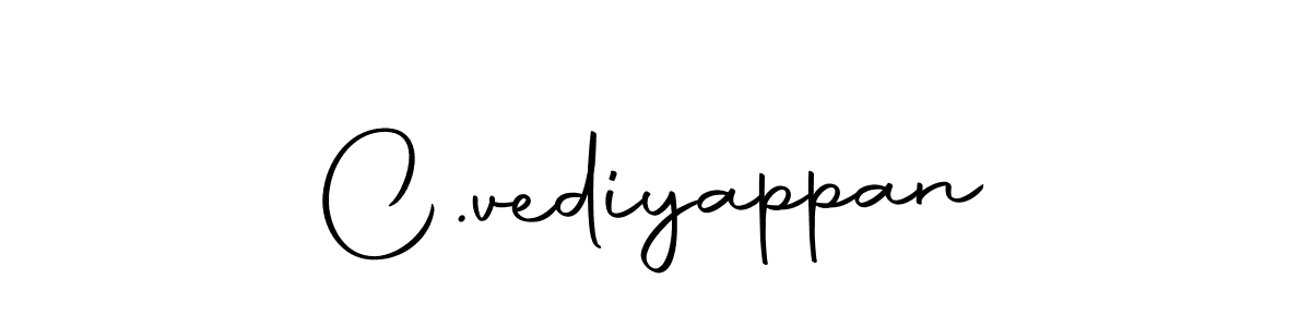 Use a signature maker to create a handwritten signature online. With this signature software, you can design (Autography-DOLnW) your own signature for name C.vediyappan. C.vediyappan signature style 10 images and pictures png