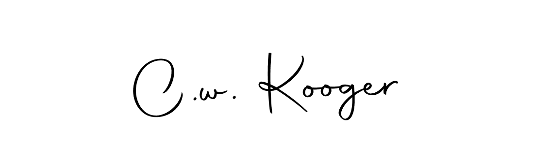 How to make C.w. Kooger signature? Autography-DOLnW is a professional autograph style. Create handwritten signature for C.w. Kooger name. C.w. Kooger signature style 10 images and pictures png