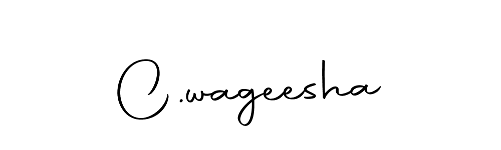 Design your own signature with our free online signature maker. With this signature software, you can create a handwritten (Autography-DOLnW) signature for name C.wageesha. C.wageesha signature style 10 images and pictures png