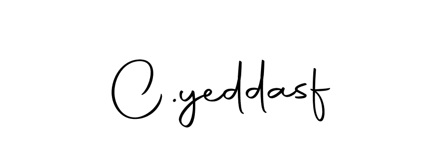 Design your own signature with our free online signature maker. With this signature software, you can create a handwritten (Autography-DOLnW) signature for name C.yeddasf. C.yeddasf signature style 10 images and pictures png