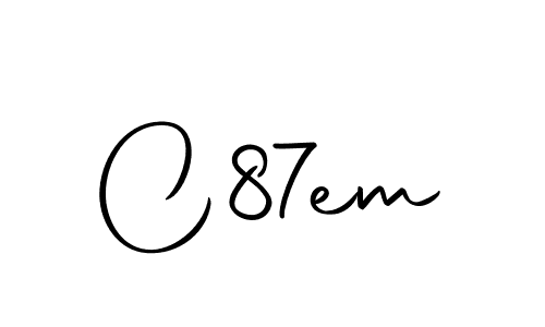 You should practise on your own different ways (Autography-DOLnW) to write your name (C87em) in signature. don't let someone else do it for you. C87em signature style 10 images and pictures png