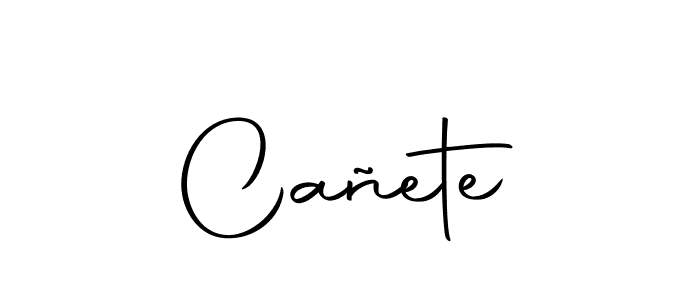 How to make Cañete signature? Autography-DOLnW is a professional autograph style. Create handwritten signature for Cañete name. Cañete signature style 10 images and pictures png