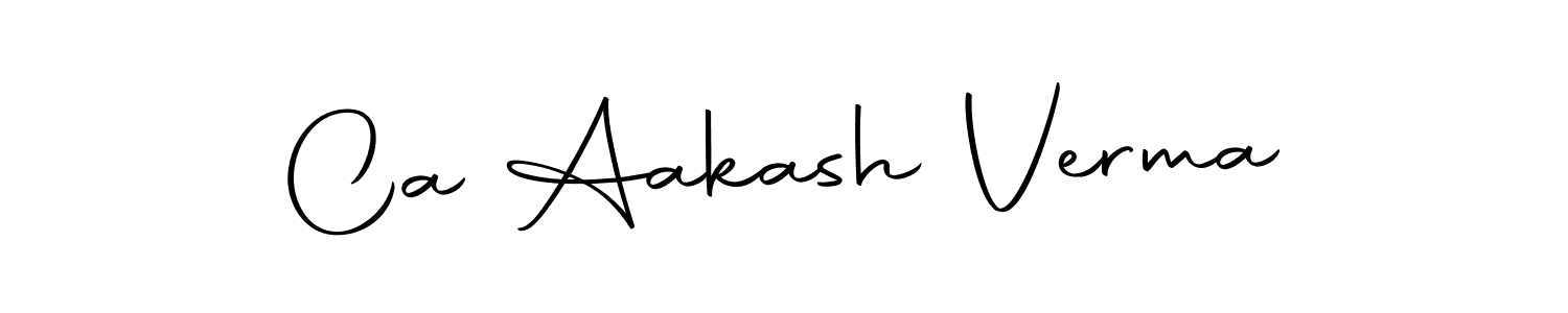 Also we have Ca Aakash Verma name is the best signature style. Create professional handwritten signature collection using Autography-DOLnW autograph style. Ca Aakash Verma signature style 10 images and pictures png