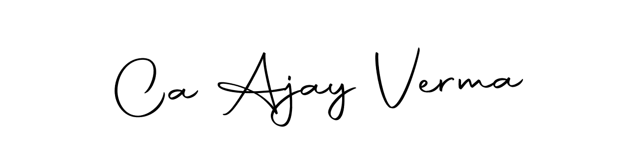It looks lik you need a new signature style for name Ca Ajay Verma. Design unique handwritten (Autography-DOLnW) signature with our free signature maker in just a few clicks. Ca Ajay Verma signature style 10 images and pictures png