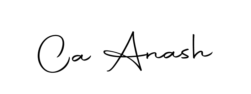 Create a beautiful signature design for name Ca Anash. With this signature (Autography-DOLnW) fonts, you can make a handwritten signature for free. Ca Anash signature style 10 images and pictures png