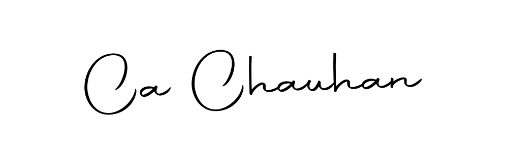 Here are the top 10 professional signature styles for the name Ca Chauhan. These are the best autograph styles you can use for your name. Ca Chauhan signature style 10 images and pictures png