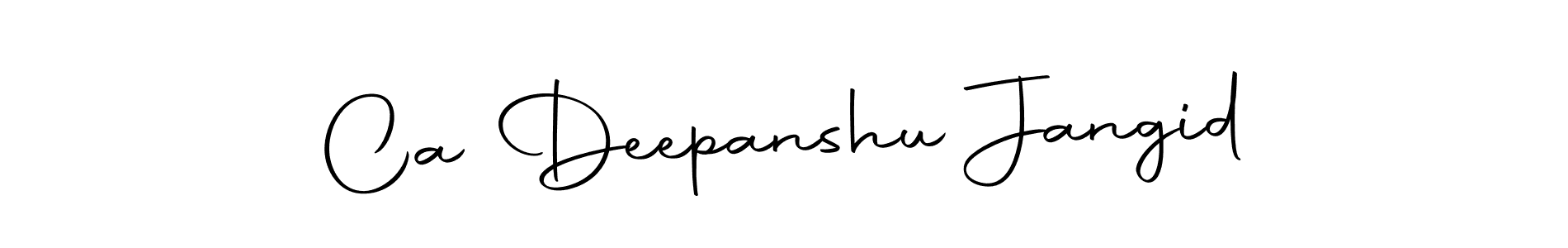 How to make Ca Deepanshu Jangid signature? Autography-DOLnW is a professional autograph style. Create handwritten signature for Ca Deepanshu Jangid name. Ca Deepanshu Jangid signature style 10 images and pictures png