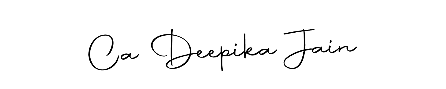 This is the best signature style for the Ca Deepika Jain name. Also you like these signature font (Autography-DOLnW). Mix name signature. Ca Deepika Jain signature style 10 images and pictures png