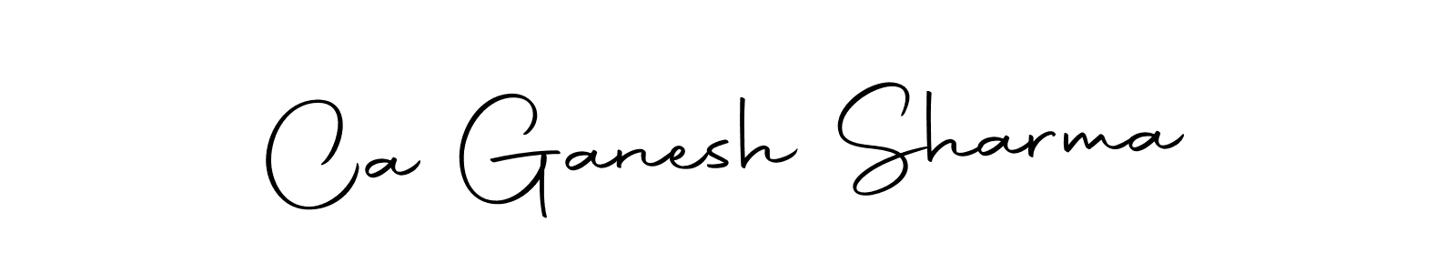 Make a short Ca Ganesh Sharma signature style. Manage your documents anywhere anytime using Autography-DOLnW. Create and add eSignatures, submit forms, share and send files easily. Ca Ganesh Sharma signature style 10 images and pictures png