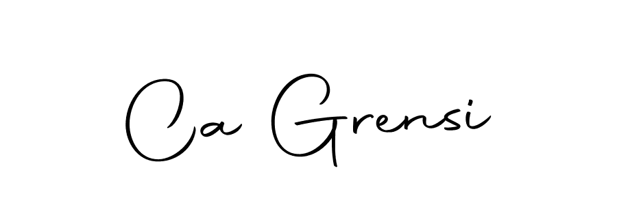 You should practise on your own different ways (Autography-DOLnW) to write your name (Ca Grensi) in signature. don't let someone else do it for you. Ca Grensi signature style 10 images and pictures png