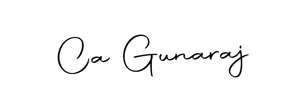 if you are searching for the best signature style for your name Ca Gunaraj. so please give up your signature search. here we have designed multiple signature styles  using Autography-DOLnW. Ca Gunaraj signature style 10 images and pictures png