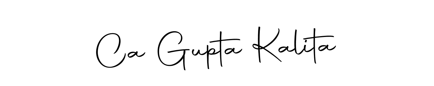 Design your own signature with our free online signature maker. With this signature software, you can create a handwritten (Autography-DOLnW) signature for name Ca Gupta Kalita. Ca Gupta Kalita signature style 10 images and pictures png