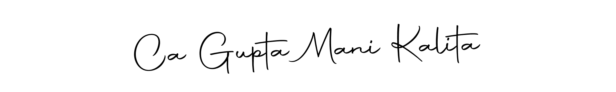 You can use this online signature creator to create a handwritten signature for the name Ca Gupta Mani Kalita. This is the best online autograph maker. Ca Gupta Mani Kalita signature style 10 images and pictures png