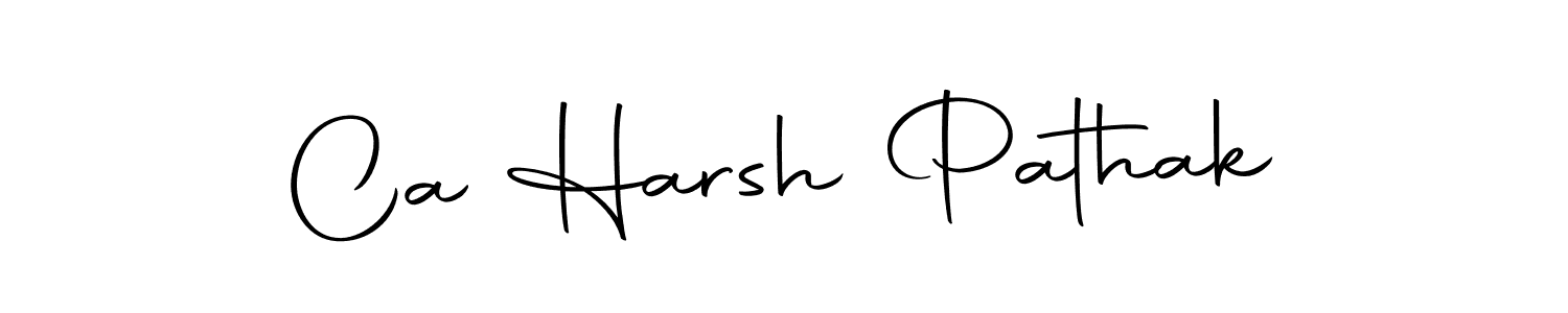The best way (Autography-DOLnW) to make a short signature is to pick only two or three words in your name. The name Ca Harsh Pathak include a total of six letters. For converting this name. Ca Harsh Pathak signature style 10 images and pictures png