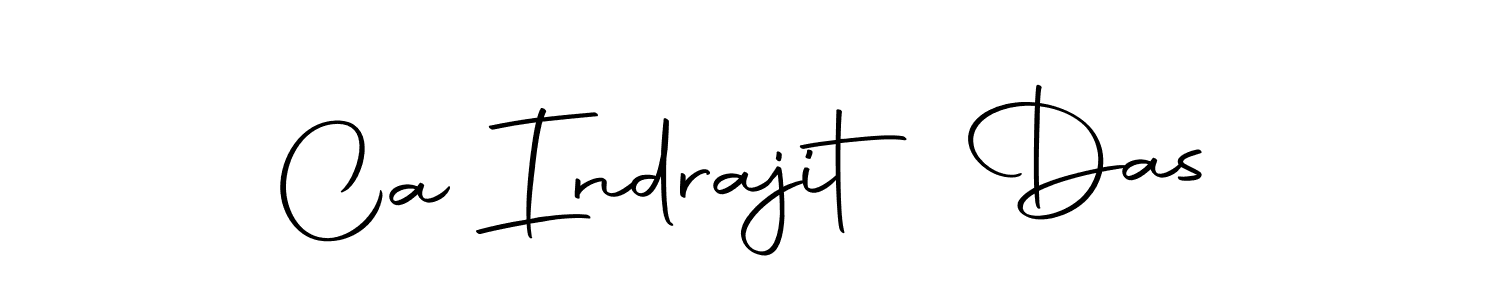 Use a signature maker to create a handwritten signature online. With this signature software, you can design (Autography-DOLnW) your own signature for name Ca Indrajit Das. Ca Indrajit Das signature style 10 images and pictures png