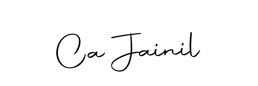 The best way (Autography-DOLnW) to make a short signature is to pick only two or three words in your name. The name Ca Jainil include a total of six letters. For converting this name. Ca Jainil signature style 10 images and pictures png
