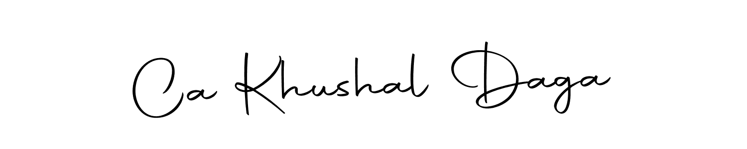 How to Draw Ca Khushal Daga signature style? Autography-DOLnW is a latest design signature styles for name Ca Khushal Daga. Ca Khushal Daga signature style 10 images and pictures png