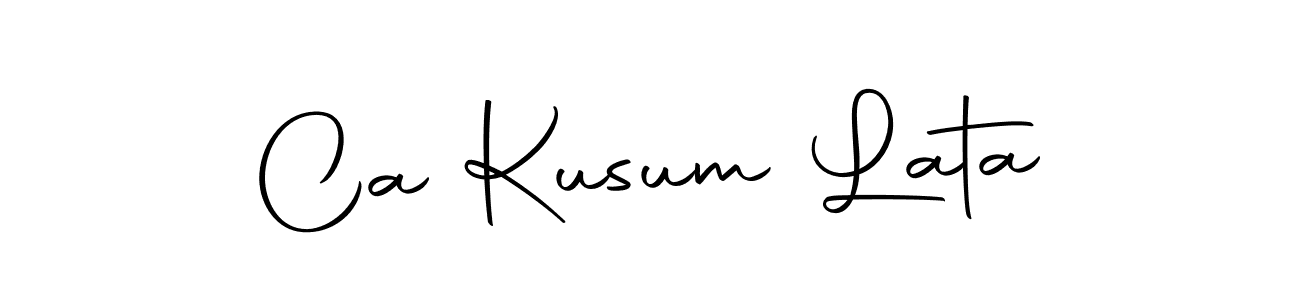 Also we have Ca Kusum Lata name is the best signature style. Create professional handwritten signature collection using Autography-DOLnW autograph style. Ca Kusum Lata signature style 10 images and pictures png