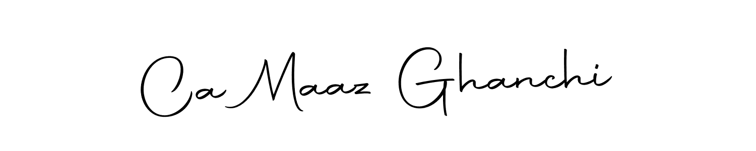 Also we have Ca Maaz Ghanchi name is the best signature style. Create professional handwritten signature collection using Autography-DOLnW autograph style. Ca Maaz Ghanchi signature style 10 images and pictures png