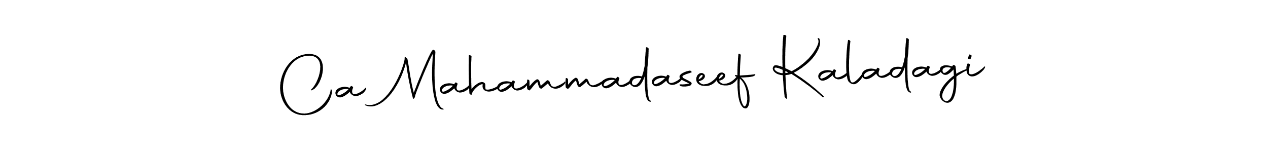 Here are the top 10 professional signature styles for the name Ca Mahammadaseef Kaladagi. These are the best autograph styles you can use for your name. Ca Mahammadaseef Kaladagi signature style 10 images and pictures png