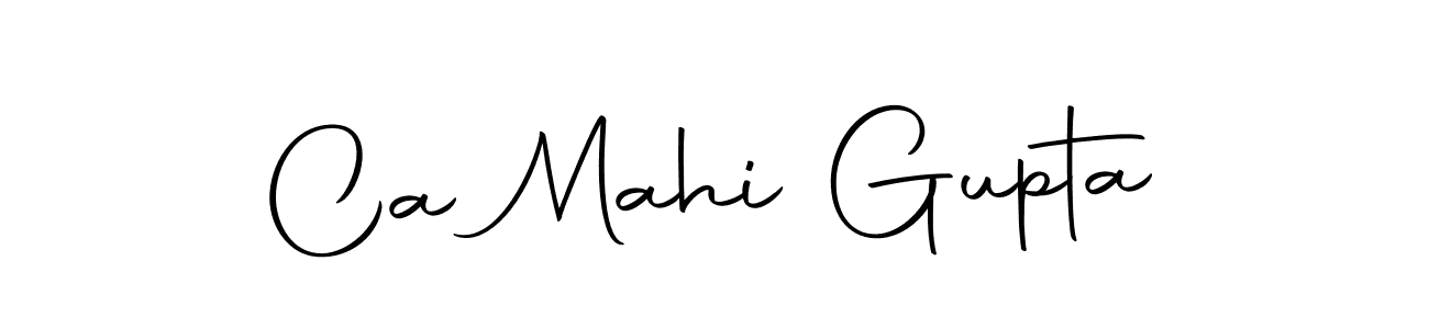 Here are the top 10 professional signature styles for the name Ca Mahi Gupta. These are the best autograph styles you can use for your name. Ca Mahi Gupta signature style 10 images and pictures png