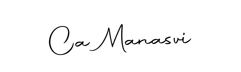 Design your own signature with our free online signature maker. With this signature software, you can create a handwritten (Autography-DOLnW) signature for name Ca Manasvi. Ca Manasvi signature style 10 images and pictures png