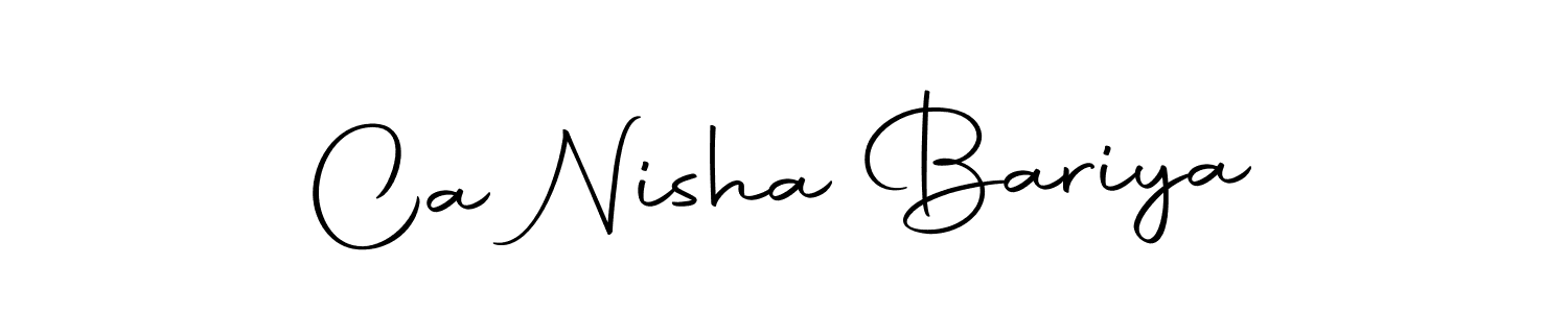 Use a signature maker to create a handwritten signature online. With this signature software, you can design (Autography-DOLnW) your own signature for name Ca Nisha Bariya. Ca Nisha Bariya signature style 10 images and pictures png