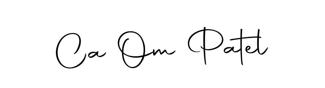 You should practise on your own different ways (Autography-DOLnW) to write your name (Ca Om Patel) in signature. don't let someone else do it for you. Ca Om Patel signature style 10 images and pictures png